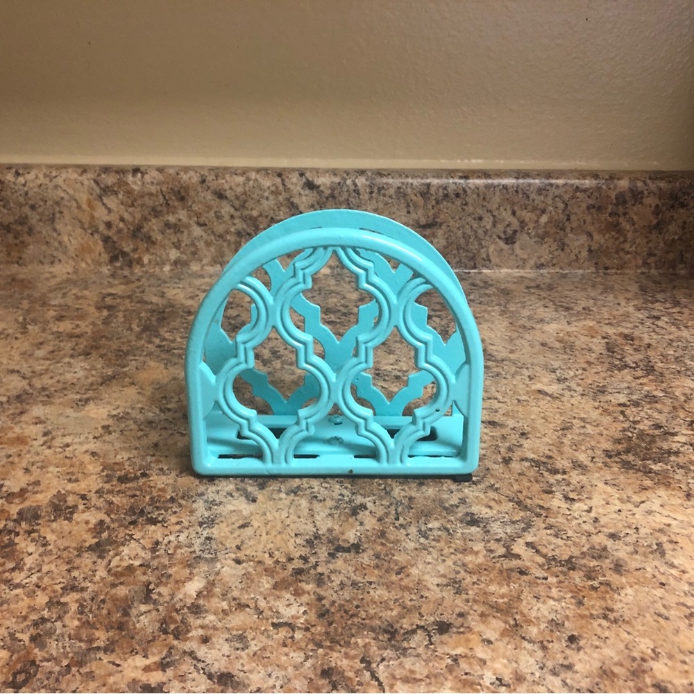 Sweet & Tough Turquoise Napkin Holder